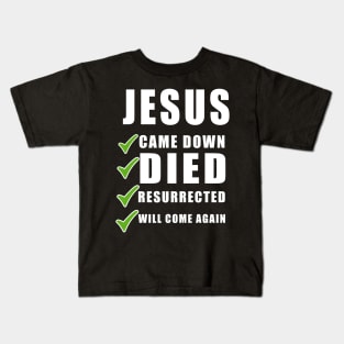 Jesus Christ Christian Christmas Gift Kids T-Shirt